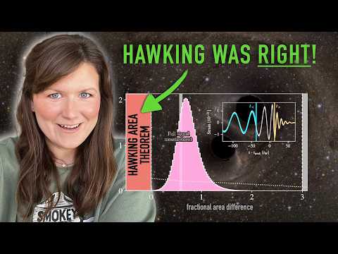 FINALLY: evidence for Hawking's AREA THEOREM of black holes