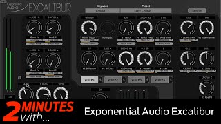 Video thumbnail for Exponential Audio Excalibur VST/AU/AAX multi-effect plugin in action! by Computer Music