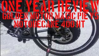 ONE YEAR REVIEW OF THE GOLDEN MOTOR MAGIC PIE V5 ON A MOTOBECANE 400 HT