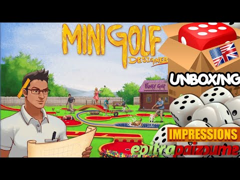 Minigolf Designer - Unboxing & Impressions (EN) by Epitrapaizoume