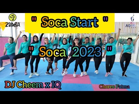 Zumba Soca Start - DJ Cheem x IQ - Soca 2023 - Zumba Soca Choreo @AdindaAeroZumba