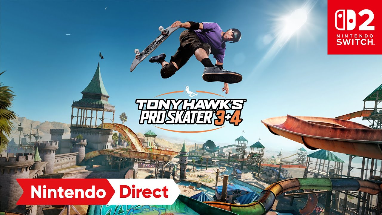 Tony Hawk’s Pro Skater 3 + 4 ollies onto Nintendo Switch 2 this July - YouTube