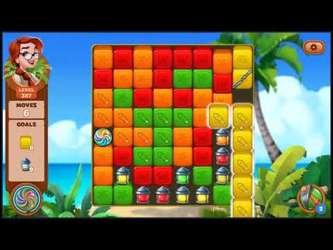 Lost Island Blast Adventure Level 387 - NO BOOSTERS 🏝️ | SKILLGAMING ✔️