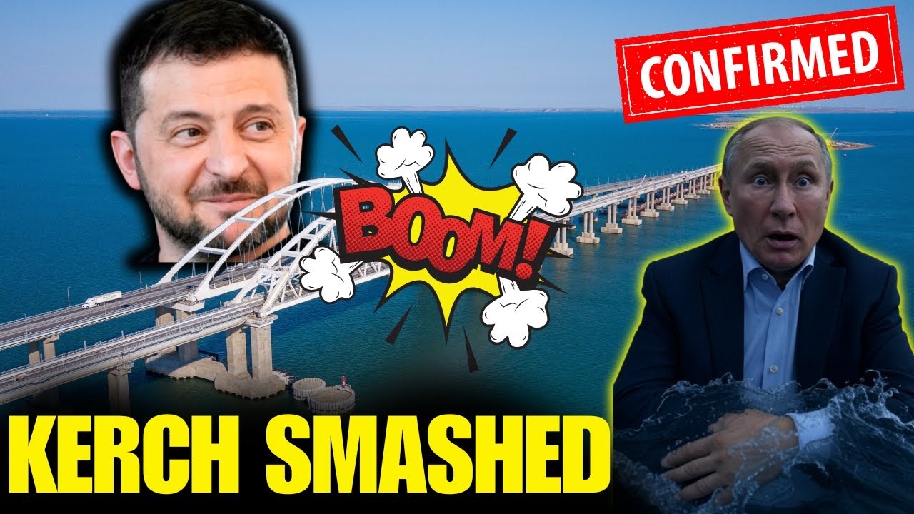 BREAKING: KERCH BRIDGE SMASHED!! Ukraine’s Secret Strike Shocks Russia – Putin Response Imminent