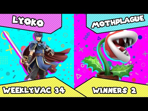 WeeklyVAC 34 - SSBU - Lyoko (Marth) vs MothPlague (Piranha Plant)