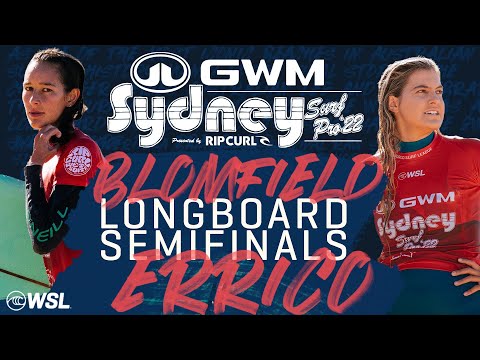 Honolua Blomfield vs Soleil Errico | GWM Sydney Surf Pro Longboard Semifinals Heat Replay