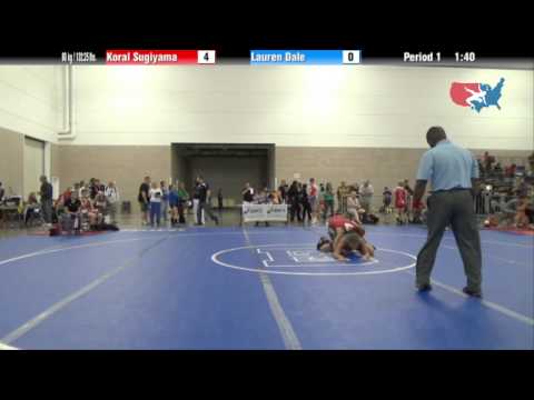 FILA Cadet 60 kg / 132.25 lbs. - Koral Sugiyama vs. Lauren Dale