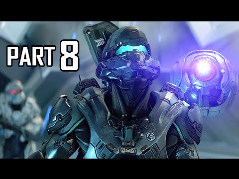 Halo 5 Guardians Walkthrough Part 8 - Guardian (Gameplay Let's Play Commentary)