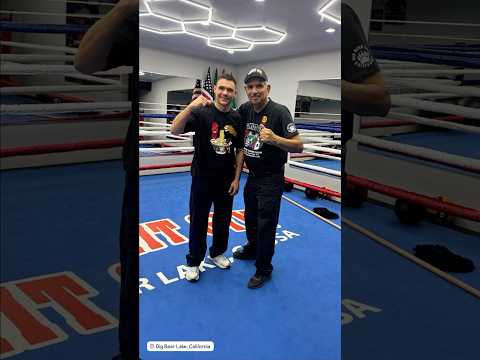 Tim Tszyu’s first day training with Abel Sanchez in Big Bear, California.