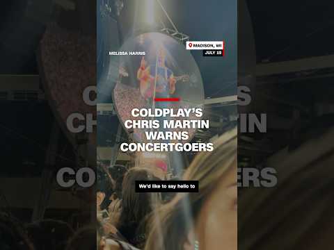 コールドプレイのクリス・マーティンがコンサート来場者に警告 (Coldplay's Chris Martin warns concertgoers)
