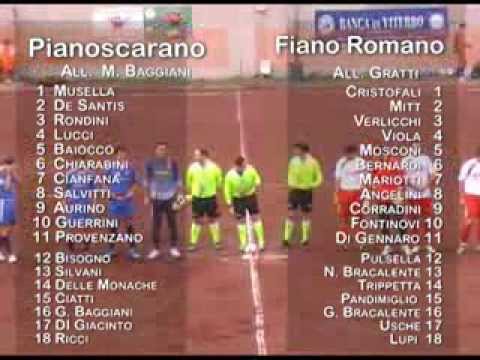 CALCIO, PROMOZIONE LAZIALE: Pianoscarano 1949 - Fiano Romano, stagione 2012/2013,