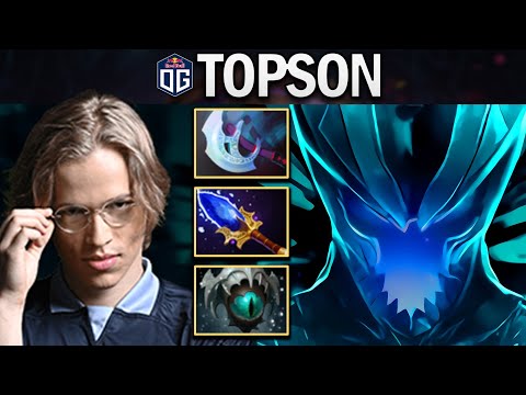 OG.TOPSON SMURF TERRORBLADE WITH AGHANIMS - DOTA 2 7.28 GAMEPLAY