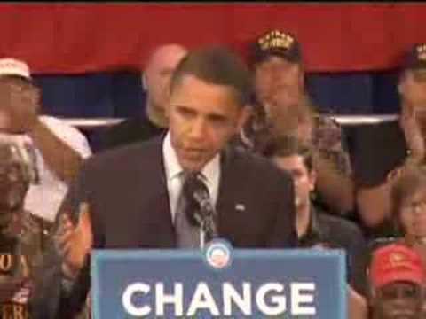 Obama speech on civilian security force Video