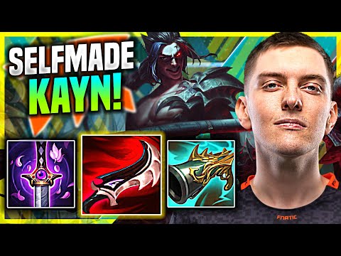 SELFMADE DESTROYING WITH KAYN! - FNC Selfmade Plays Kayn JUNGLE vs Ivern! | Challenger TV