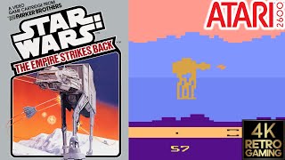 Star Wars The Empire Strikes Back Atari 2600 4k Gameplay