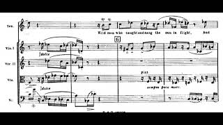 Igor Stravinsky - In Memoriam Dylan Thomas for Tenor and Ensemble (1954) [Score-Video]