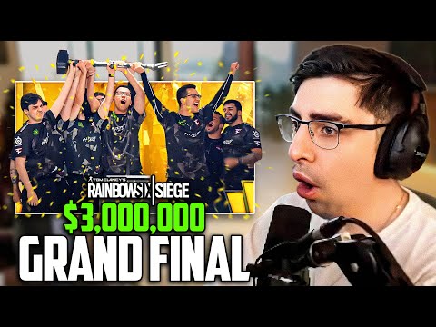 SHROUD REACTS TO RAINBOW 6 MAJOR GRAND FINAL - BDS VS FAZE