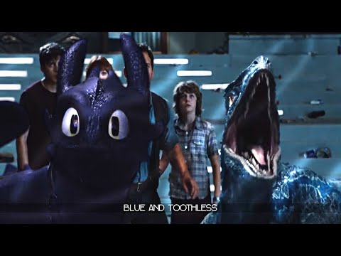 Blue & Toothless Vs Indominus Rex // Will you fight