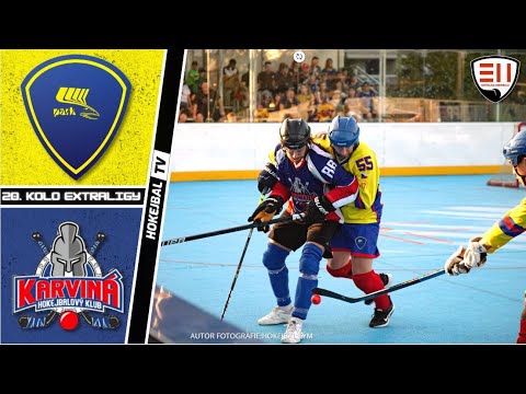 Highlights 19. kola Extraligy hokejbalu | HC Kert Park Praha vs. HbK Karviná | 2.4. 2023