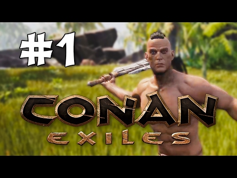 TUNTI TURPAA MINUUTISSA! - Conan Exiles w/ Glyffi | #1