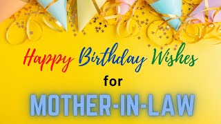Happy Birthday Wishes for Mother in Law HD Video | Bday Messages Video Mother-in-Law | Birthdaywrap