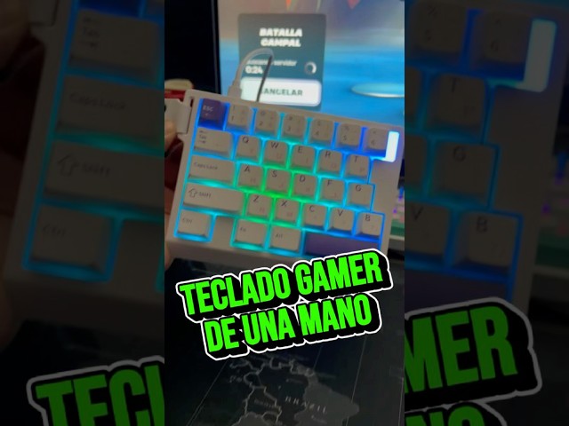 Vídeo relacionado con ERYUE Teclado Mecánico para Juegos Teclado Multifuncional Profesional para Juegos con una Sola Mano Oficina Música Control Industrial Material ABS