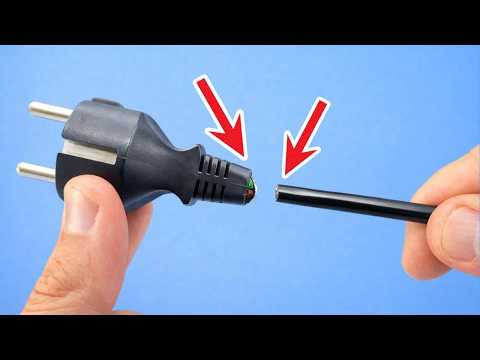 Εξαιρετική Ιδέα από έναν Ηλεκτρολόγο! Επισκευάστε ένα Σπασμένο Καλώδιο Πρίζας και Δείτε Τι Συμβαίνε