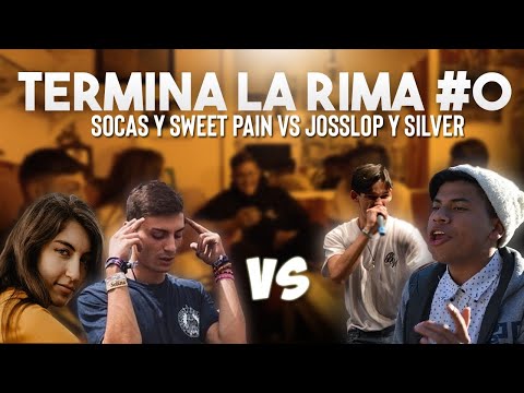 TERMINA LA RIMA #0 SWEETPAIN Y SARA SOCAS VS SILVER Y JOSSLOP