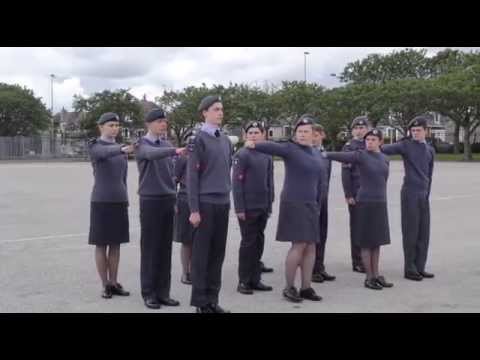 2367Sqn's 2015 Drill Squad - Wing Drill Competition