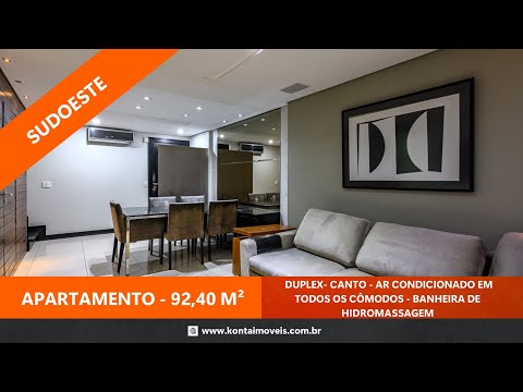 Excelente Apartamento Duplex de 1 quarto, com Closet, na CCSW 02, Sudoeste