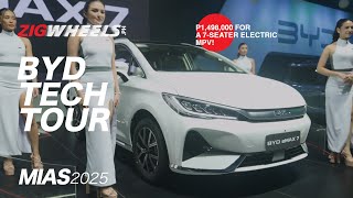 Fully Electric MPV for ONLY P1.448M? BYD Tech Tour at MIAS 2025 | Zigwheels.Ph
