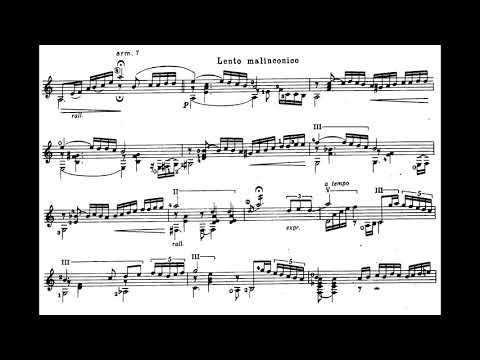Astor Piazzolla - Verano Porteño for Guitar (1970) [Score-Video]