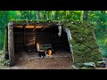 3 Days Solo SURVIVAL In UNDERGROUND Built A Hidden Dugout Bunker Bushcraft Shelter Camping