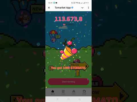 How to Play Tomarket? Simple Step Tutorial | Farming Tomato 🍅 and Slice It.