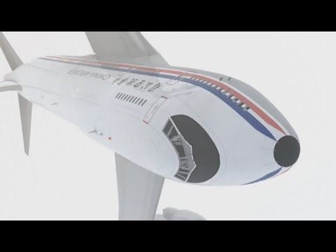 China Airlines Flight 006 - Accident Animation