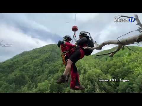 Jurnal MUSCEL TV 31.05.2023 Turiști olandezi salvați de pe munte cu elicopterul