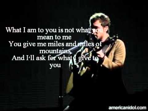Phillip Phillips - "Volcano" lyrics - Studio recording