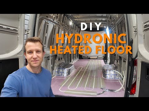 The Best Heated Floor for Vanlife? | DIY Hydronic Floor Install |