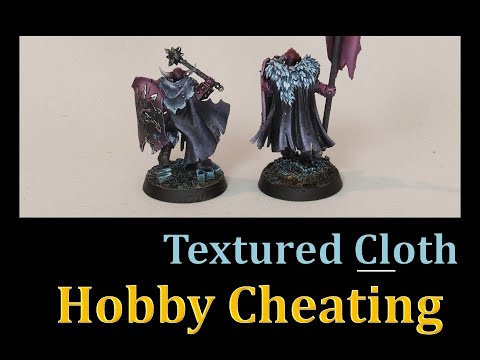 Hobby Cheating 226 - How to Paint Textured Cloth