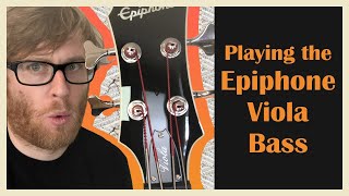 Video thumbnail for Epiphone Viola BASS REVIEW by Dylan Godfrey Bass