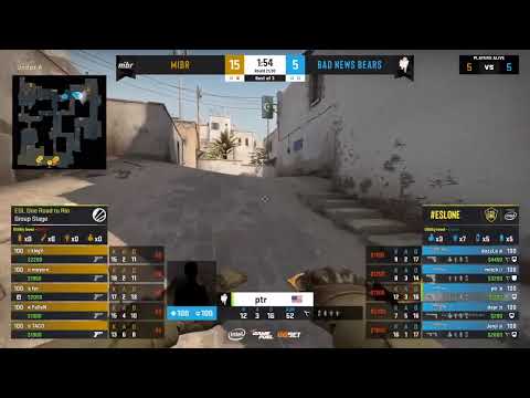 MIBR x  Bad News Bear -- ESL Road To Rio