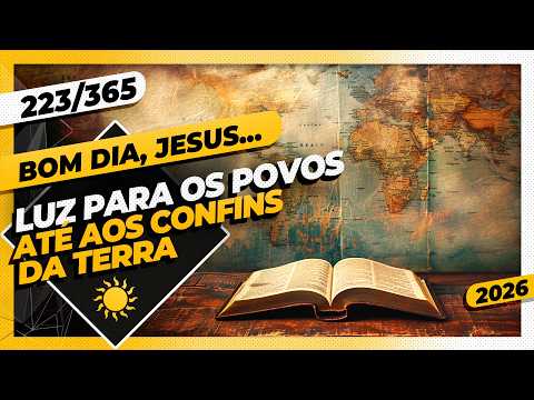 LUZ PARA OS POVOS: ATÉ AOS CONFINS DA TERRA – Bom dia, Jesus! 223/365 (2026)