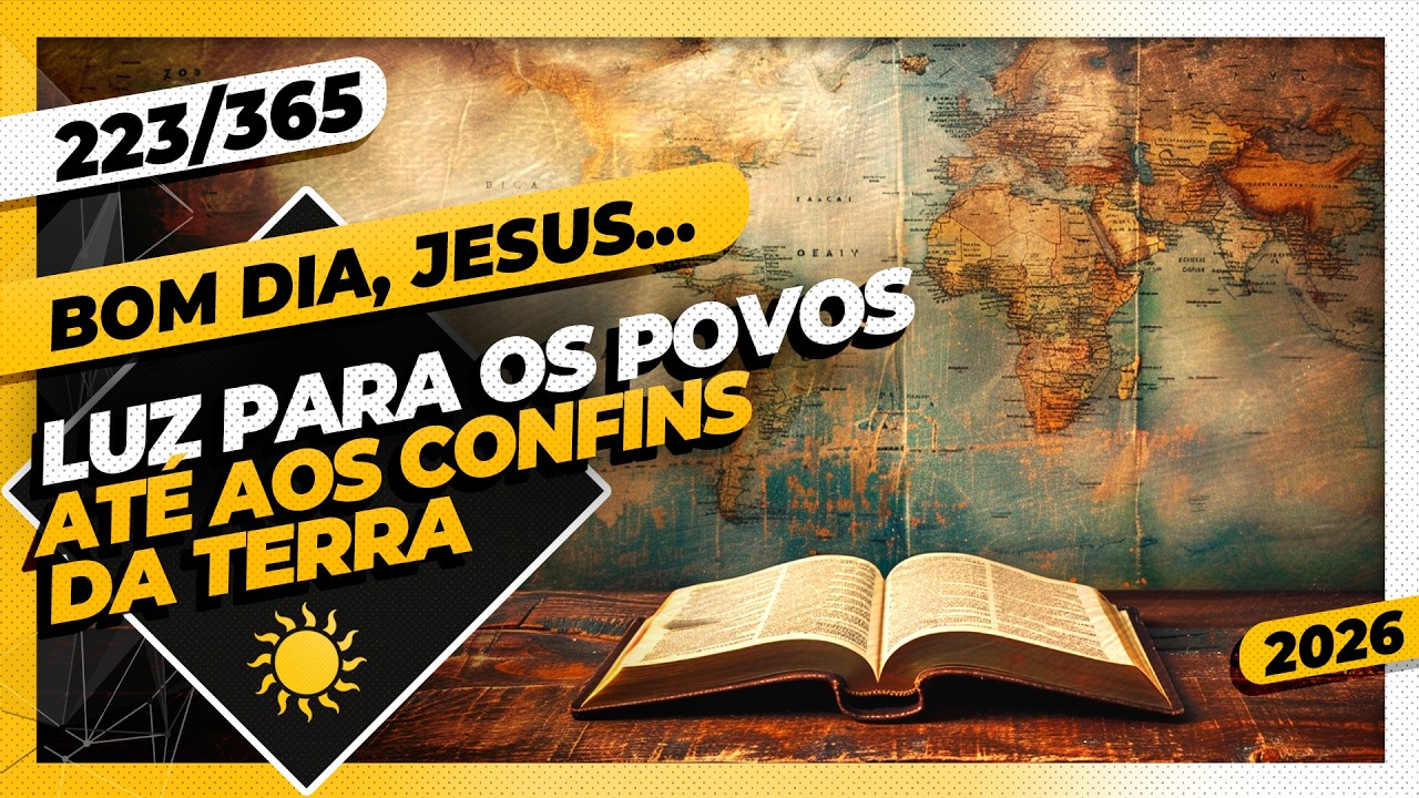 LUZ PARA OS POVOS: ATÉ AOS CONFINS DA TERRA - Bom dia, Jesus! 223/365 (2026)