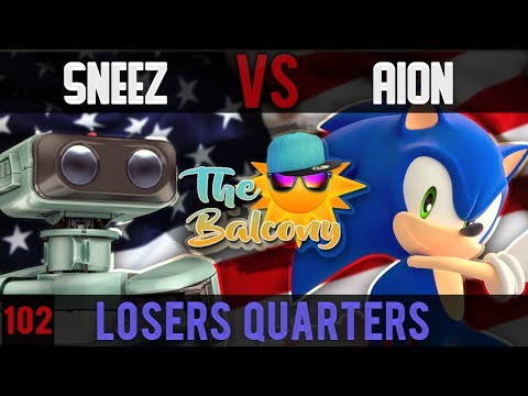 PM @ the Balcony 102 - Losers Quarters ft. Sneez (R.O.B.) VS TB|Aion (Sonic)