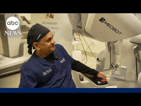 Doctor uses robot to perform telesurgery on patient thousands of miles away