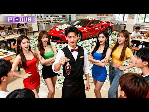 Estudante pobre na verdade é de família rica! Quatro irmãs vêm buscá-lo!