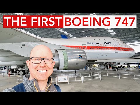 Detailed tour through the first Boeing 747 - RA001 at the Museum of Flight