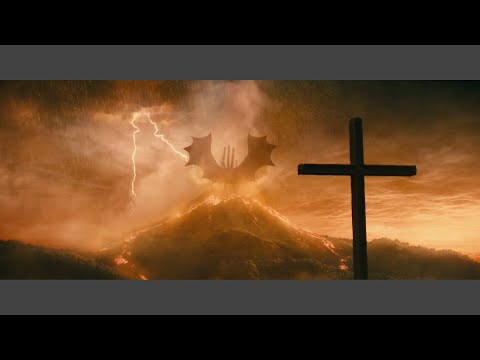 Ghidorah fights Godzilla in mexico