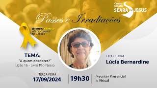 ТЕМА: "A quem obedeces?" Lição 16 - Livro Pão Nosso.