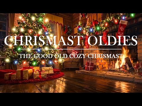 Classic Christmas Songs Playlist🎄Oldies with Fireplace by Frank Sinatra & Nat King Cole, Bing Crosby